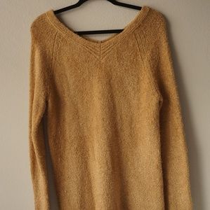 Newport News - Tan V Neck Sweater